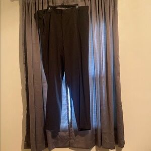 Stafford Black Dress Pants Straight Leg Formal